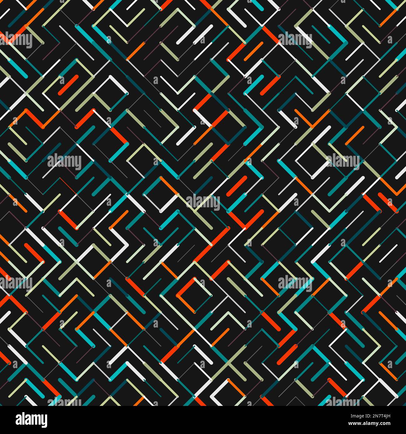 Rotrated Pattern Color rotated lines background generative pattern illustration Stock ...
