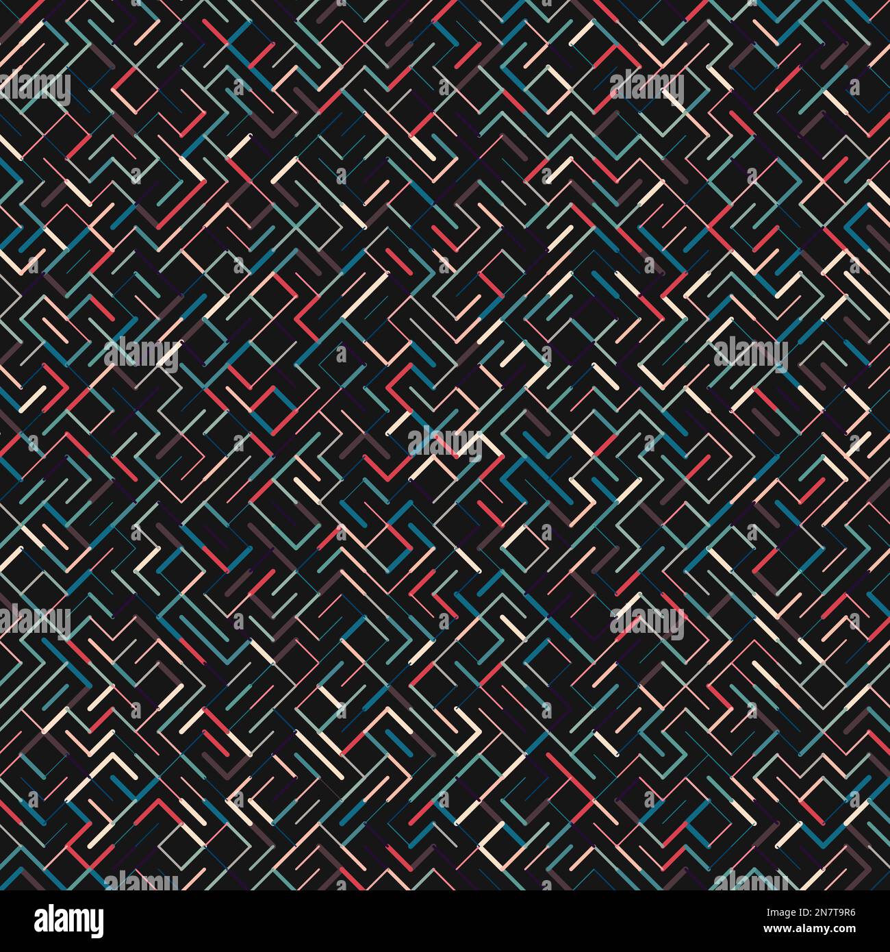 Rotrated Pattern Color rotated lines background generative pattern illustration Stock ...