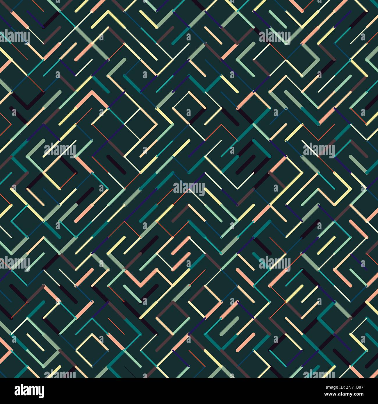 Color rotated lines background generative pattern illustration Stock ...