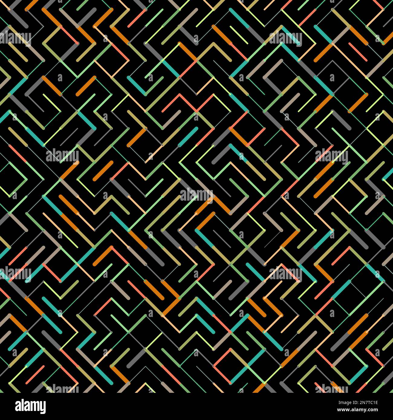 Color rotated lines background generative pattern illustration Stock ...