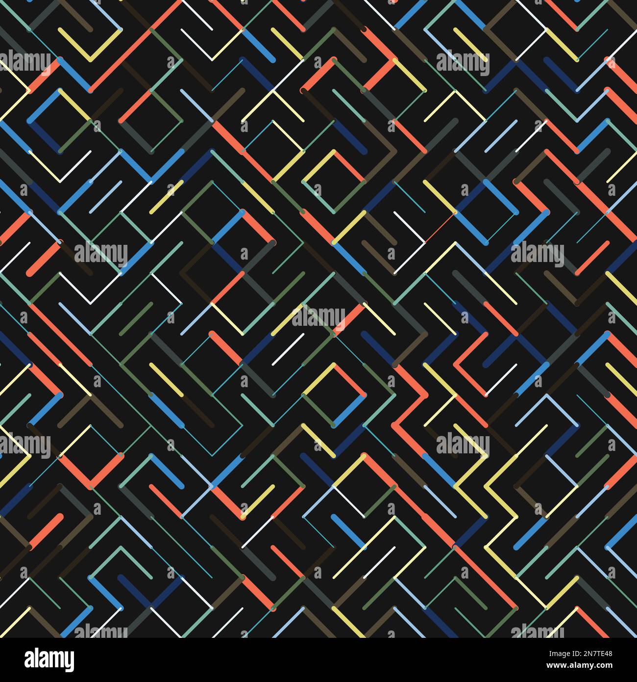 Color rotated lines background generative pattern illustration Stock ...