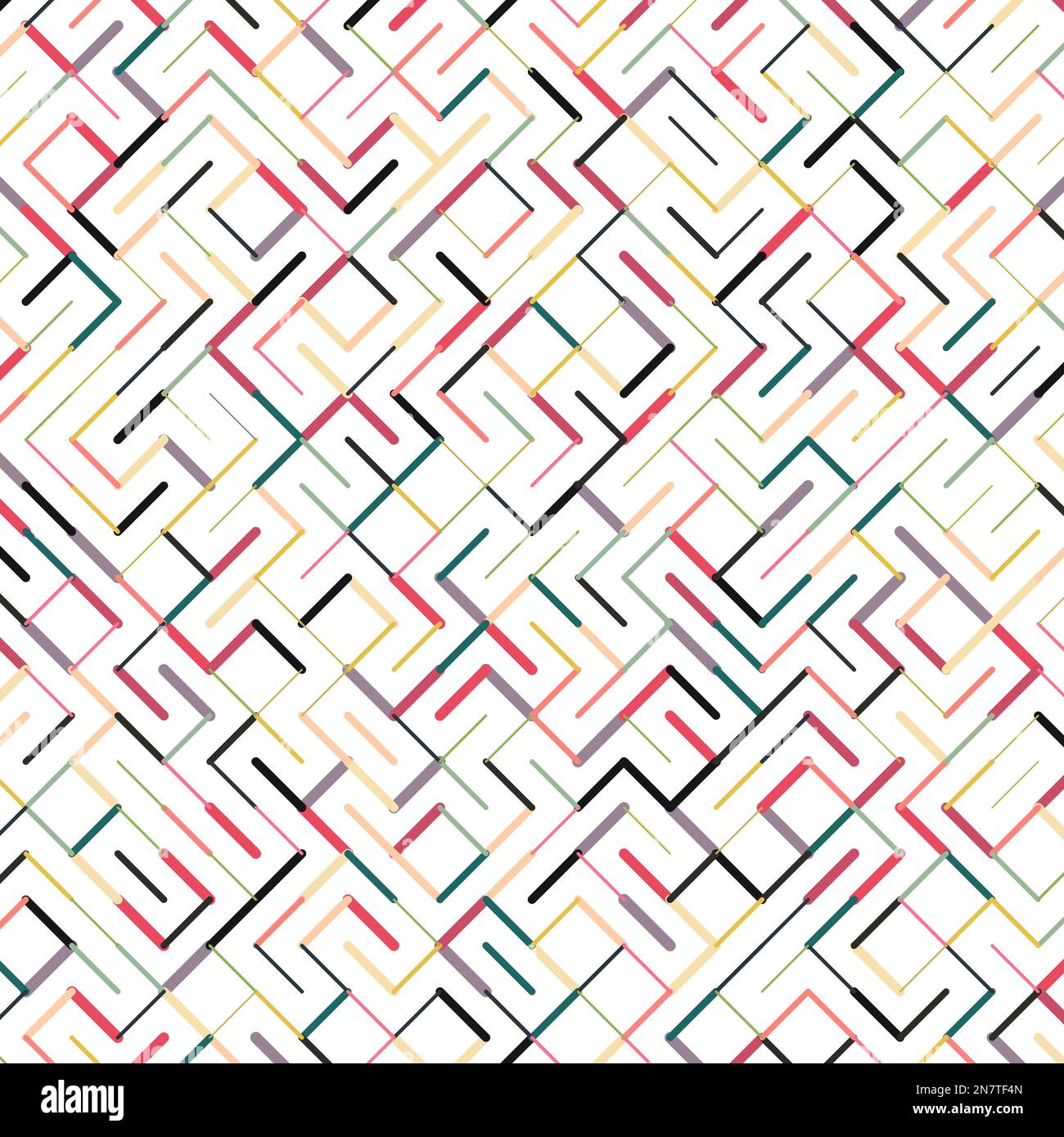 Pattern Rotat Color rotated lines background generative pattern illustration Stock ...