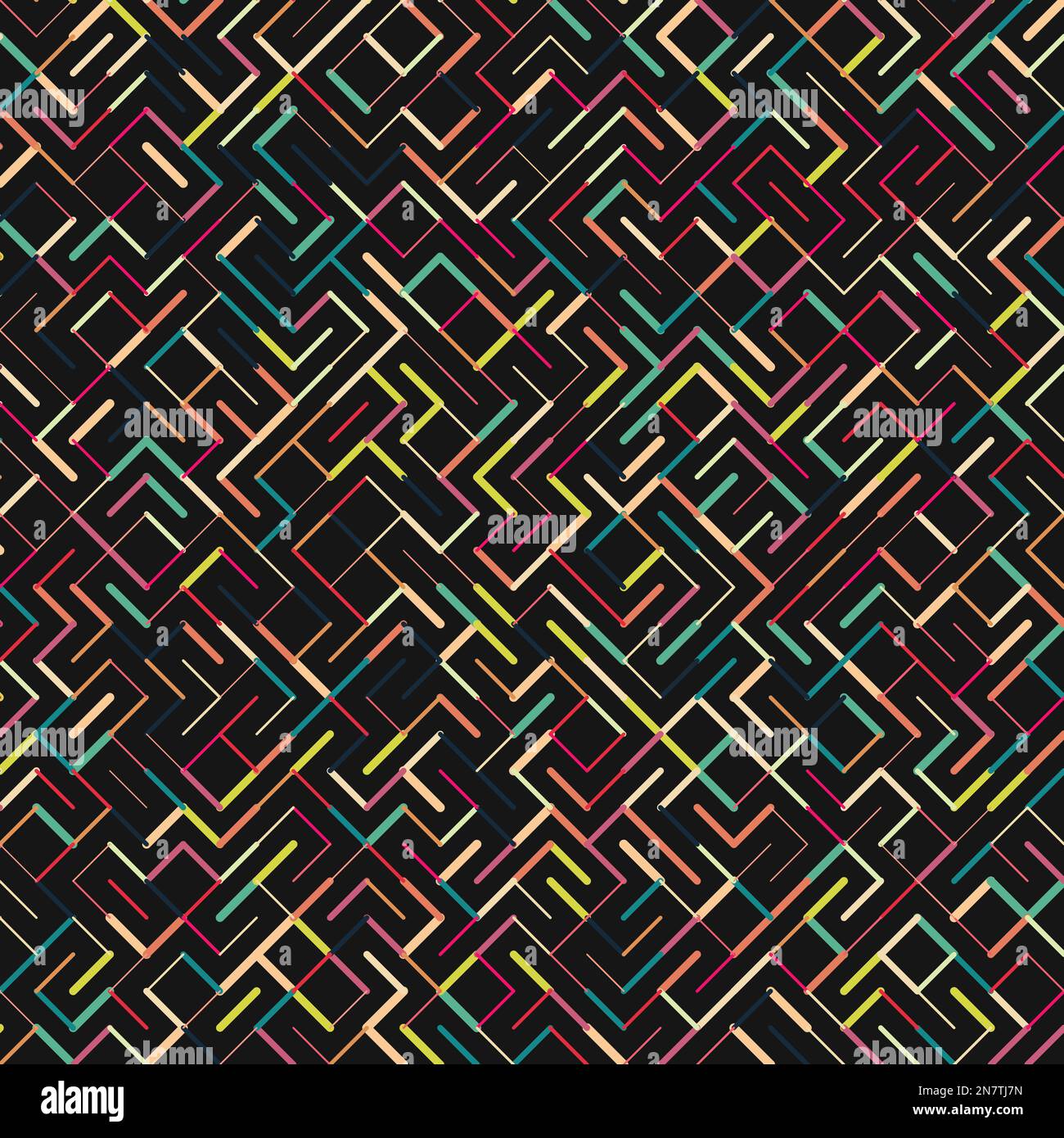 Pattern Rotat Color rotated lines background generative pattern illustration Stock ...