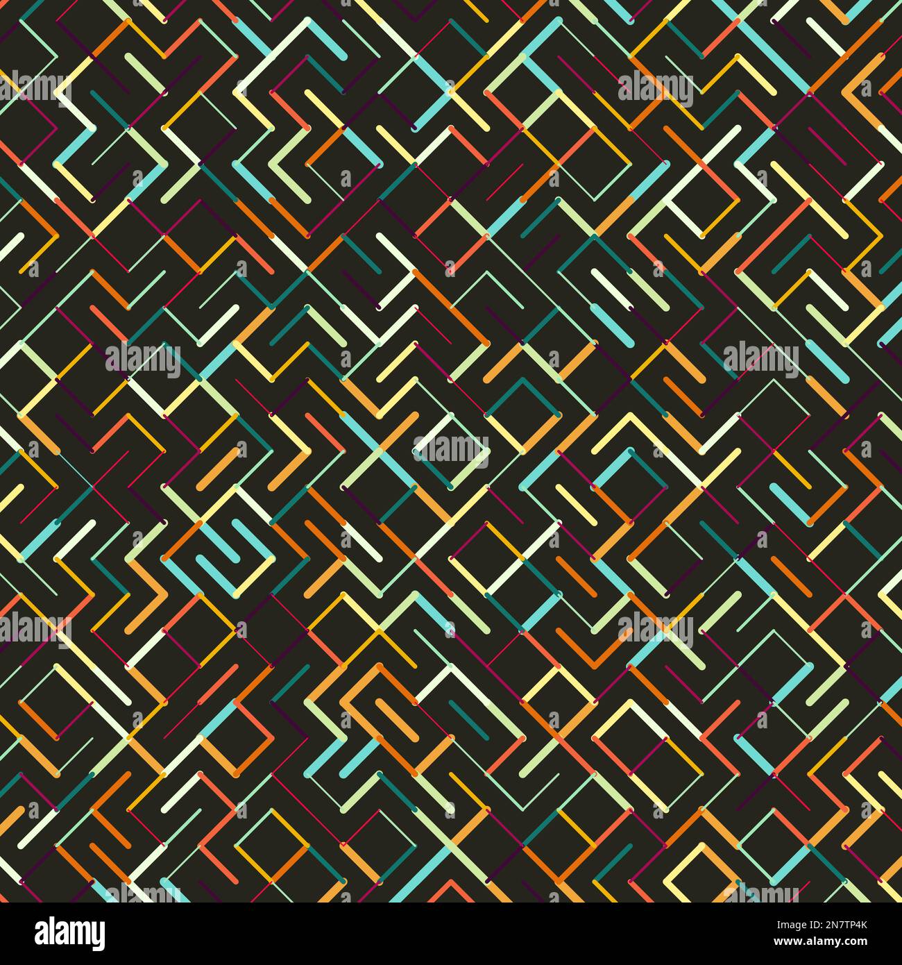 Pattern Rotat Color rotated lines background generative pattern illustration Stock ...