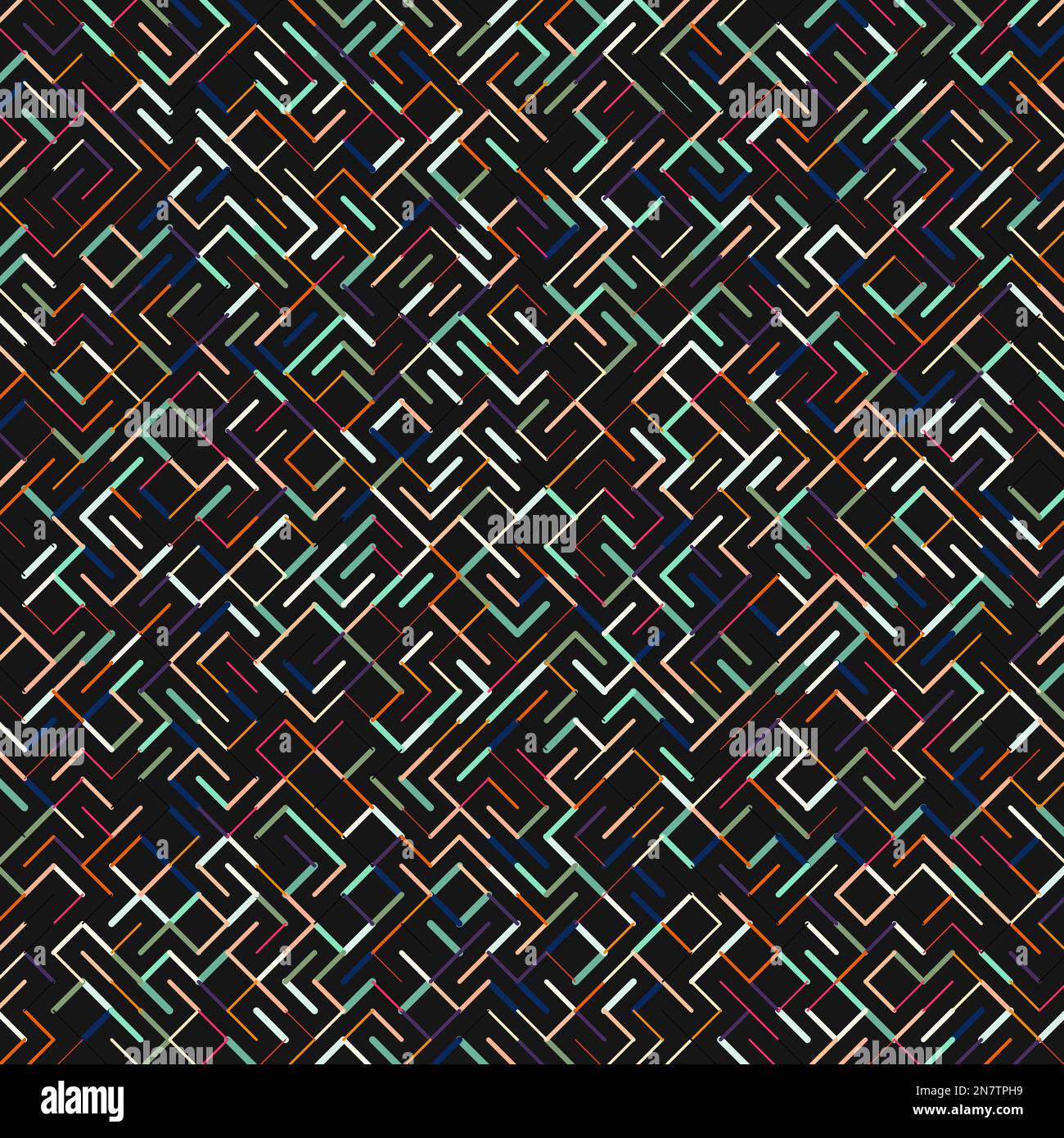 Rotrated Pattern Color rotated lines background generative pattern illustration Stock ...
