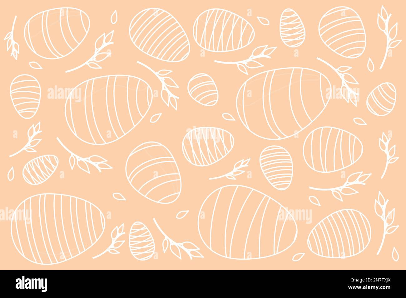 an easter eggs in different colors poster for easter for holiday religious Stock Vector