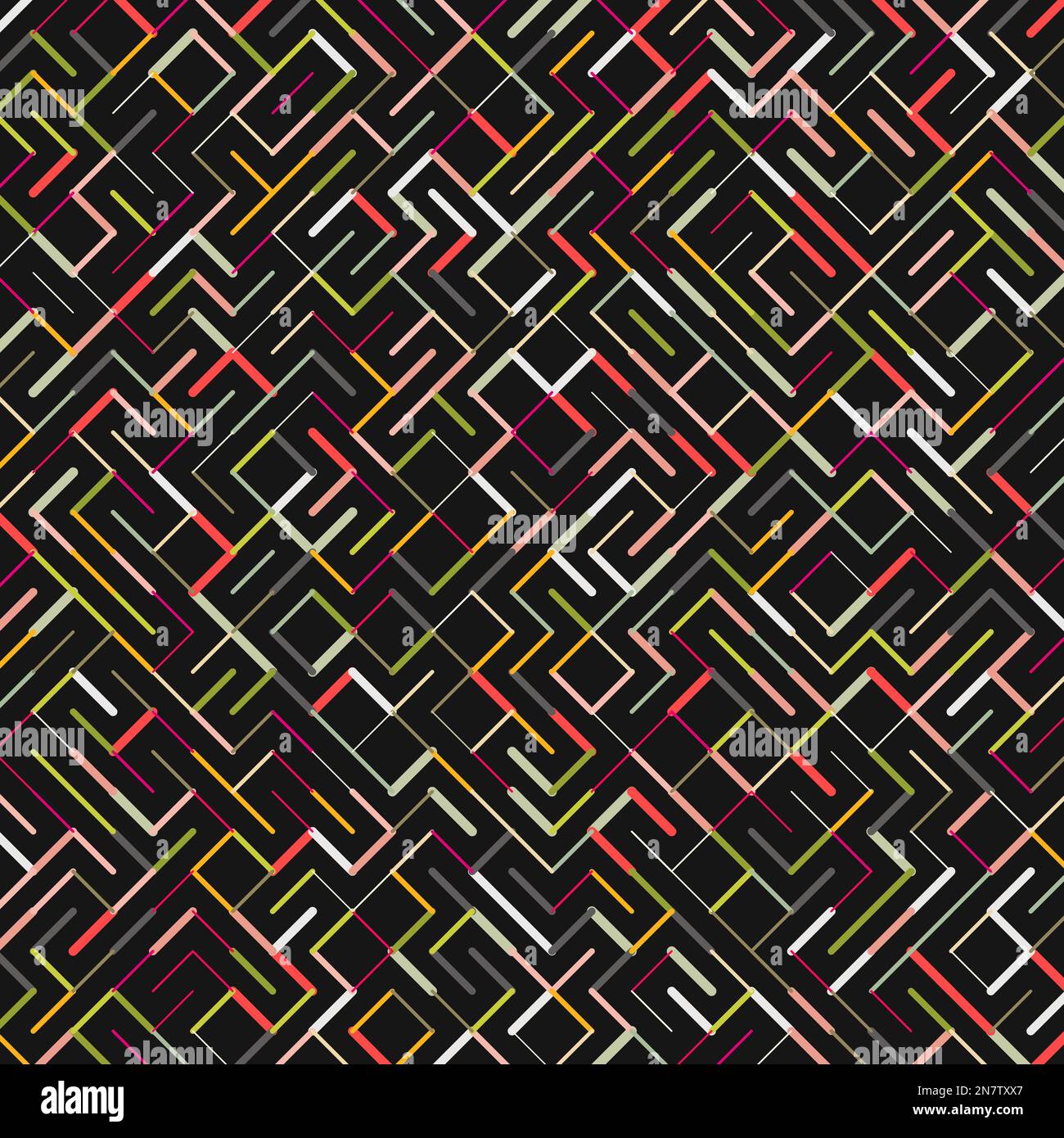Color rotated lines background generative pattern illustration Stock ...