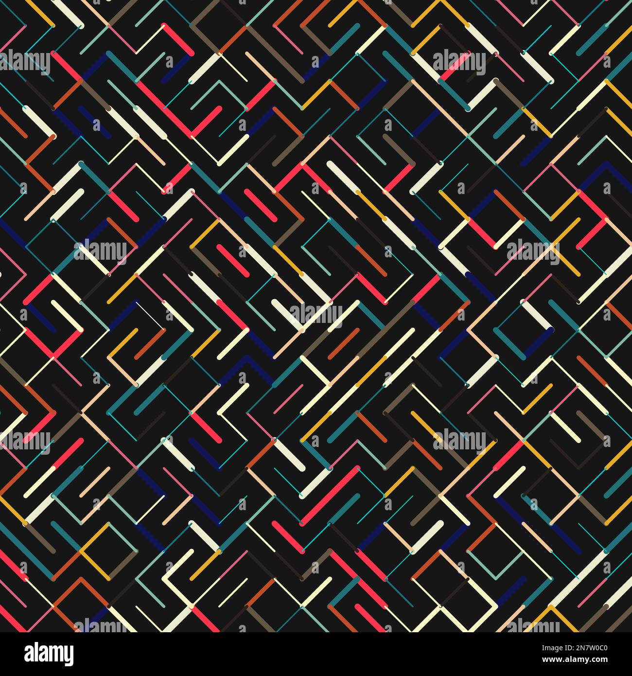 Pattern Rotat Color rotated lines background generative pattern illustration Stock ...