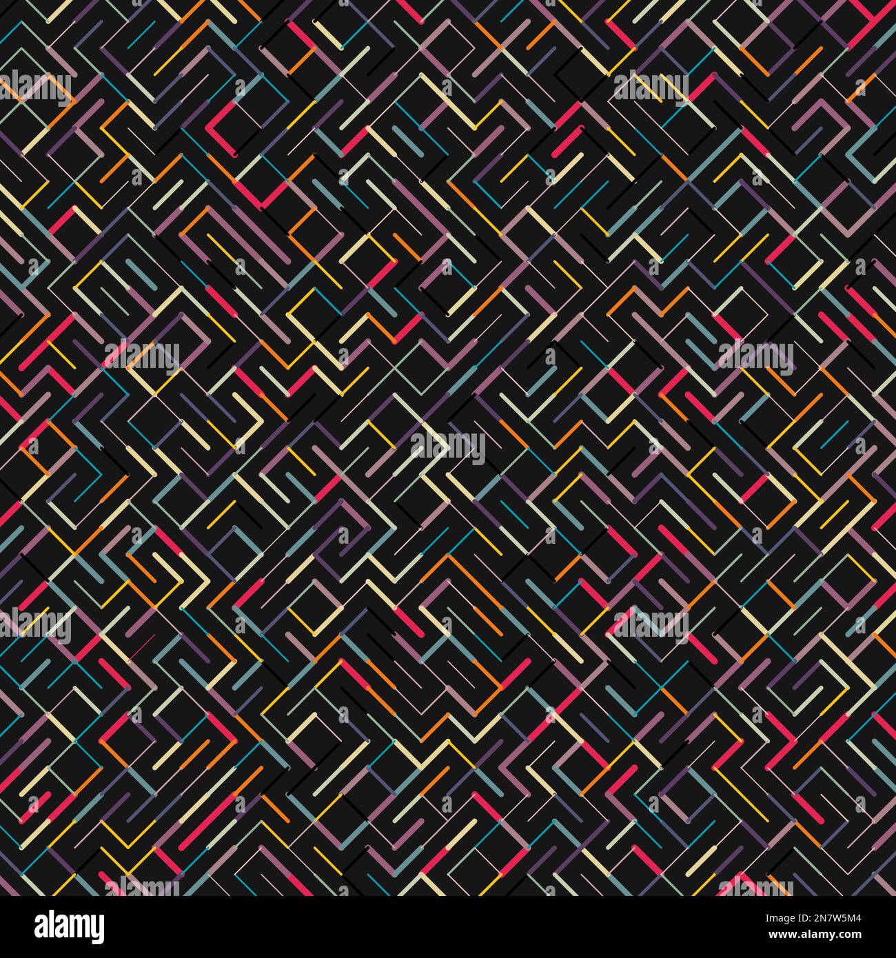 Pattern Rotat Color rotated lines background generative pattern illustration Stock ...