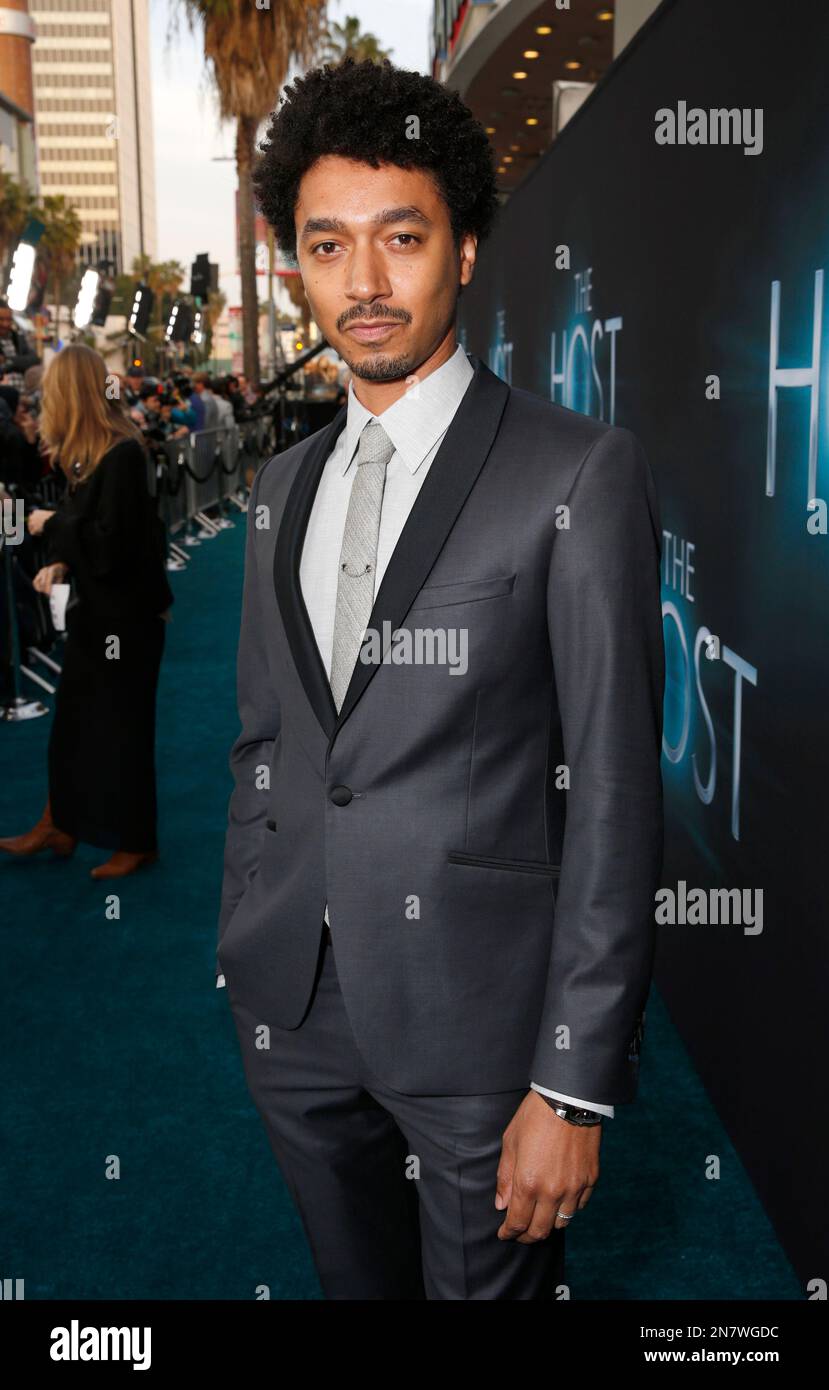 Shawn Carter Peterson arrives at the LA premiere of "The Host" at the