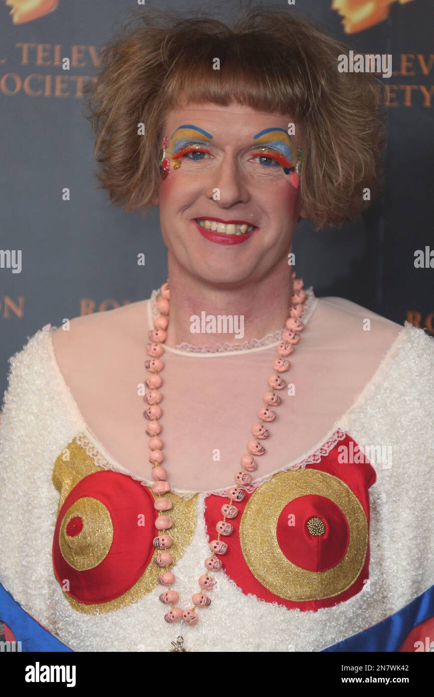 Grayson Perry arrives for the Royal Television Society Programme Awards