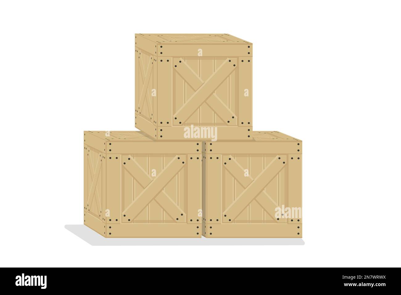 Timber cube Stock Vector Images - Alamy