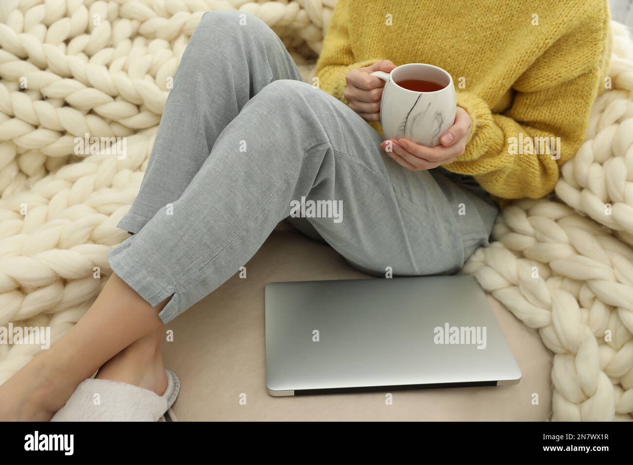 Cold tea laptop hi-res stock photography and images - Alamy
