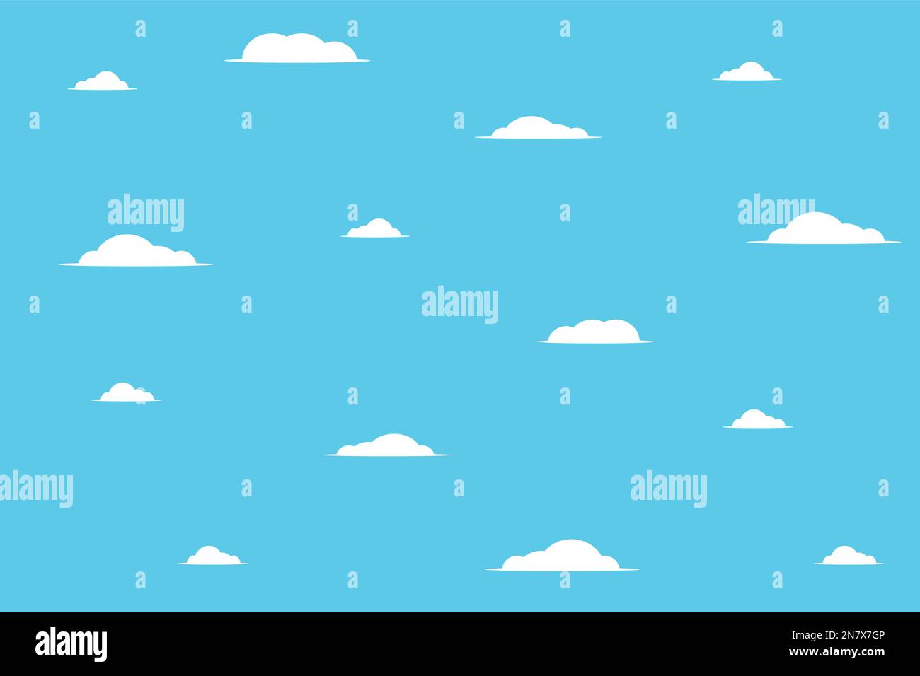 sky with clouds and stars vector illustration background texture Stock Vector