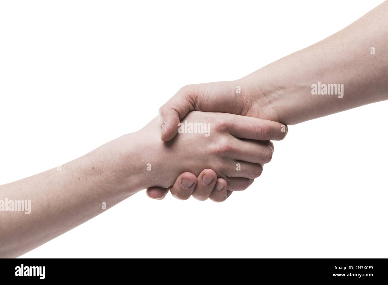 crop hands grasping white Stock Photo