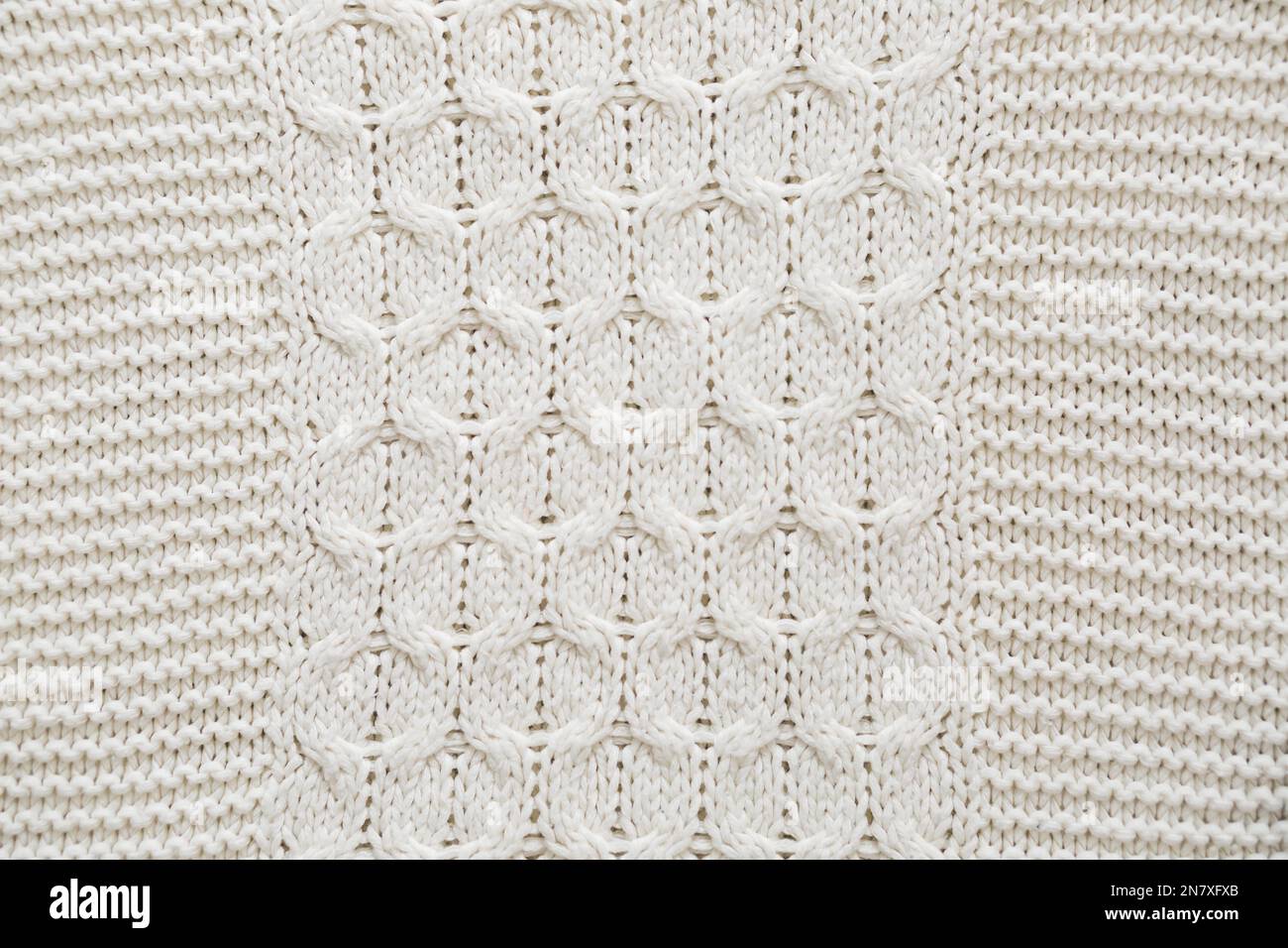 detail knitted sweatshirt Stock Photo