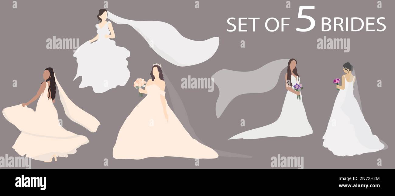 Bride Fs The five brides hi-res stock photography and images - Alamy