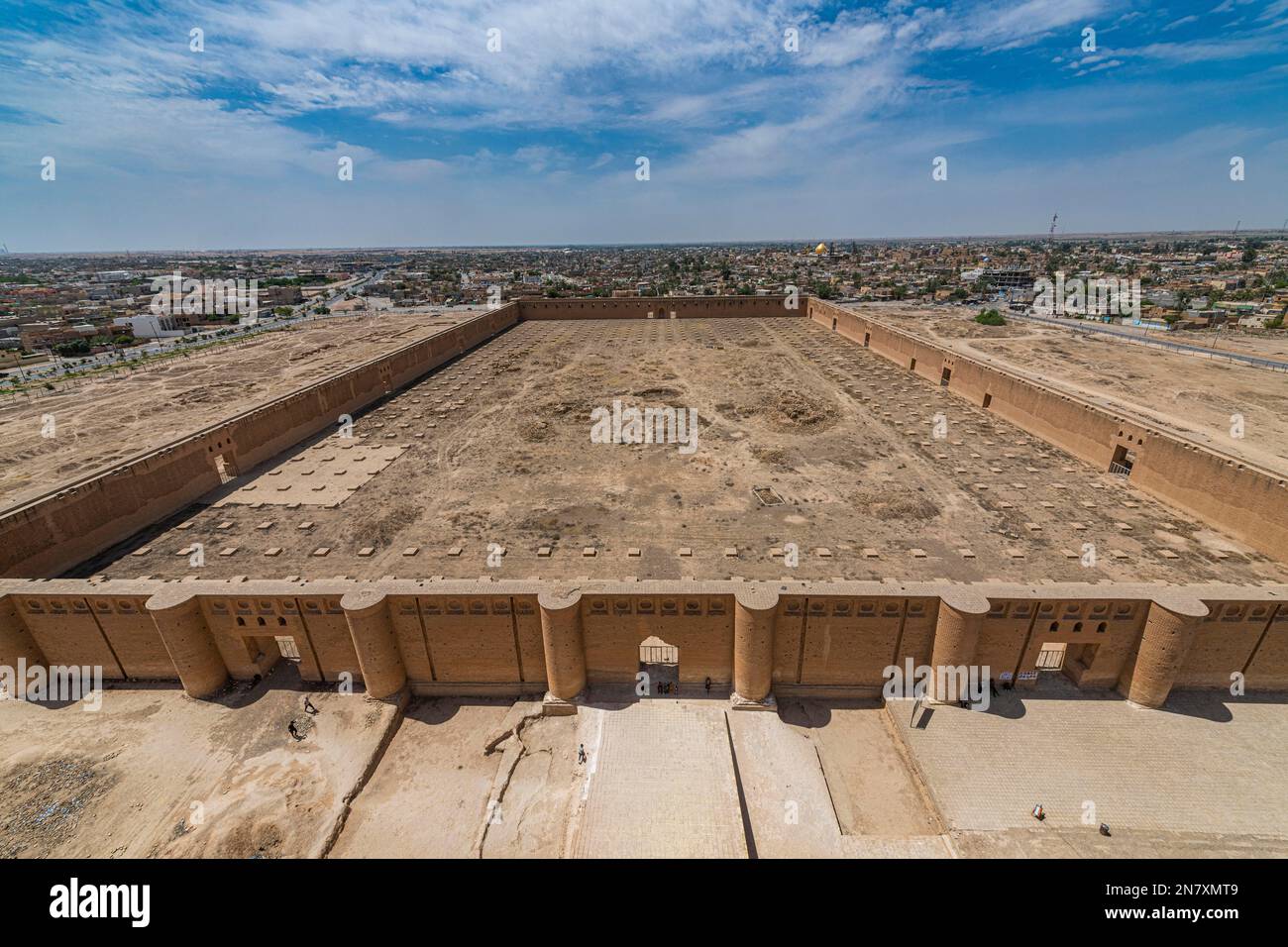 Great Mosque Of Samarra On The Tigris River