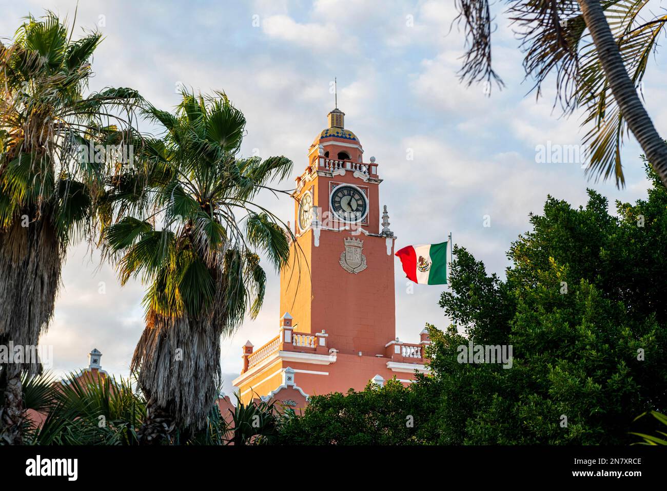 Olimpo culture center Merida, Yucatan, Mexico Stock Photo
