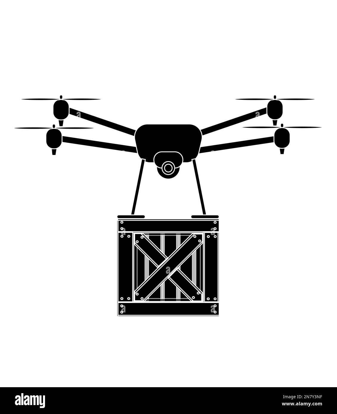 Wooden cargo box Black and White Stock Photos & Images Alamy