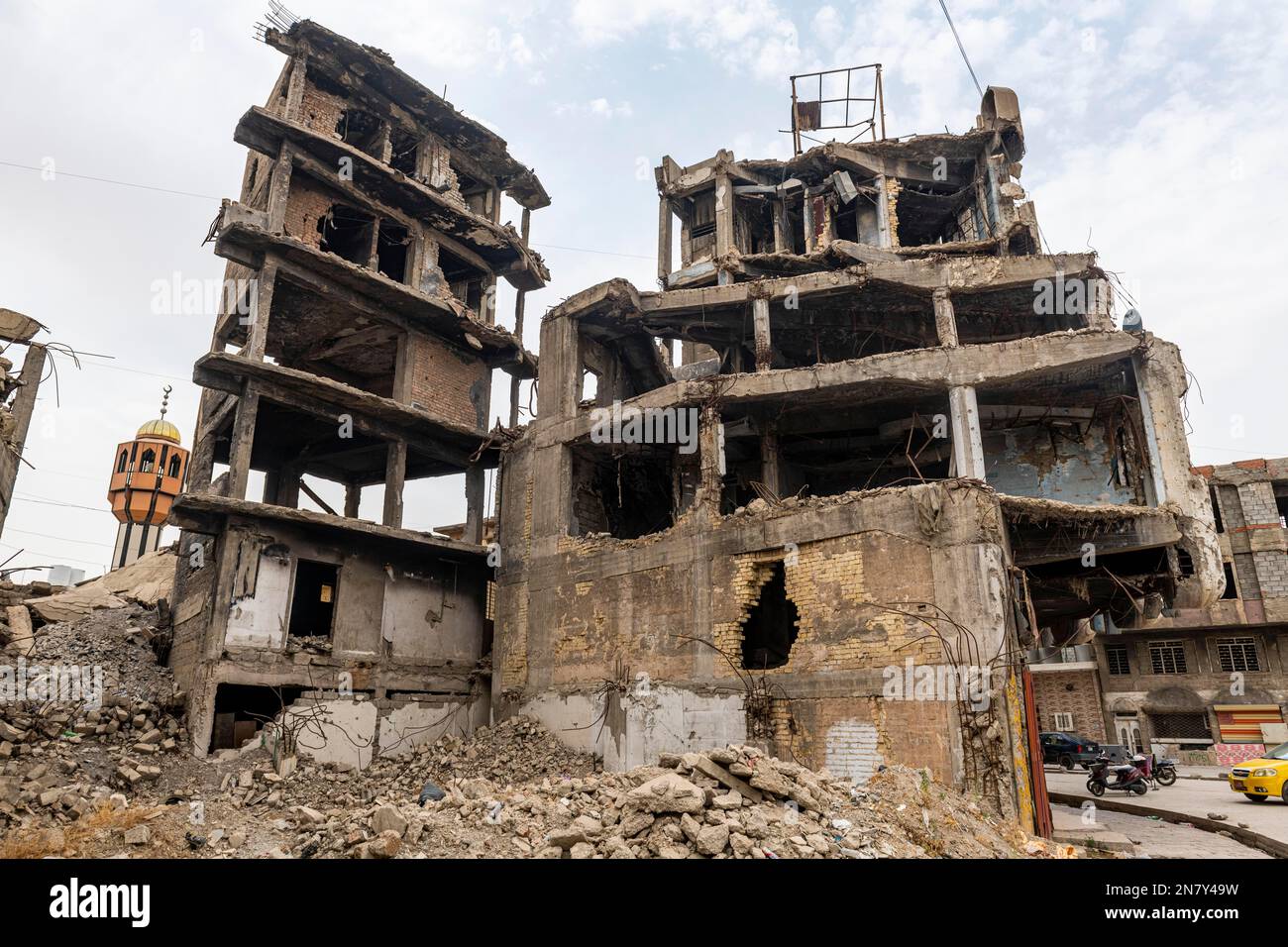 Destroyed houses from ISIS, Mosul, Iraq Stock Photo Alamy