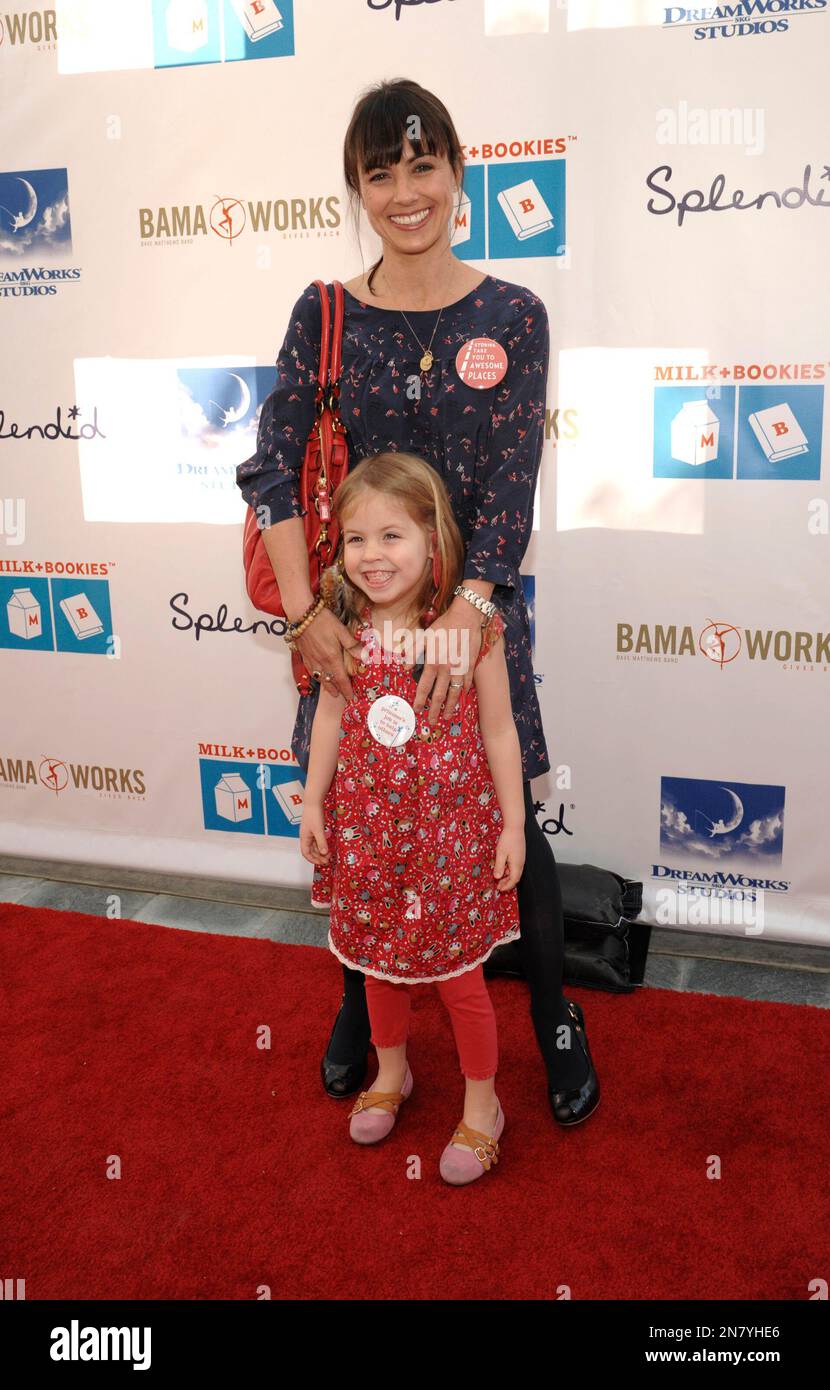 Actress Constance Zimmer and her daughter Colette Lamoureux arrive at(01)