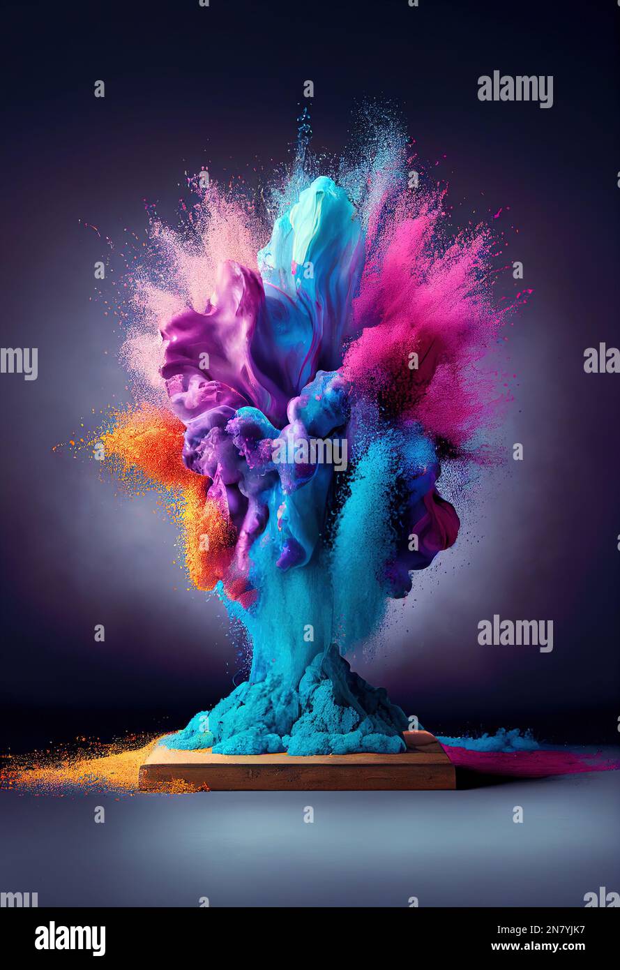 Paint explosion hi-res stock photography and images - Alamy
