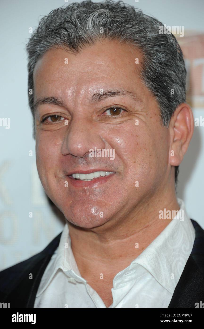 Bruce Buffer arrives at the LA premiere of "Mike Tyson Undisputed