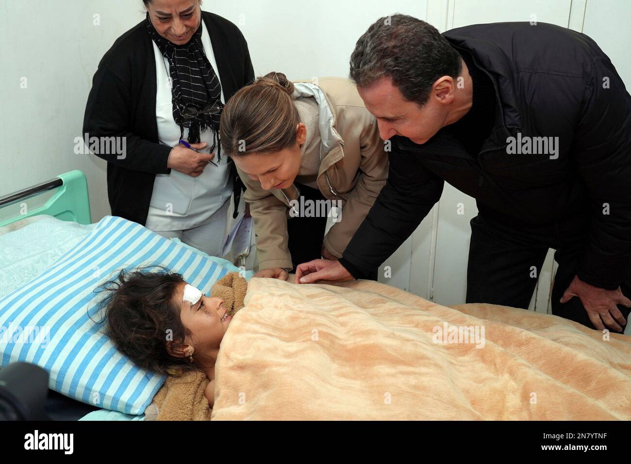 In this photo released by the official syrian state news agency sana