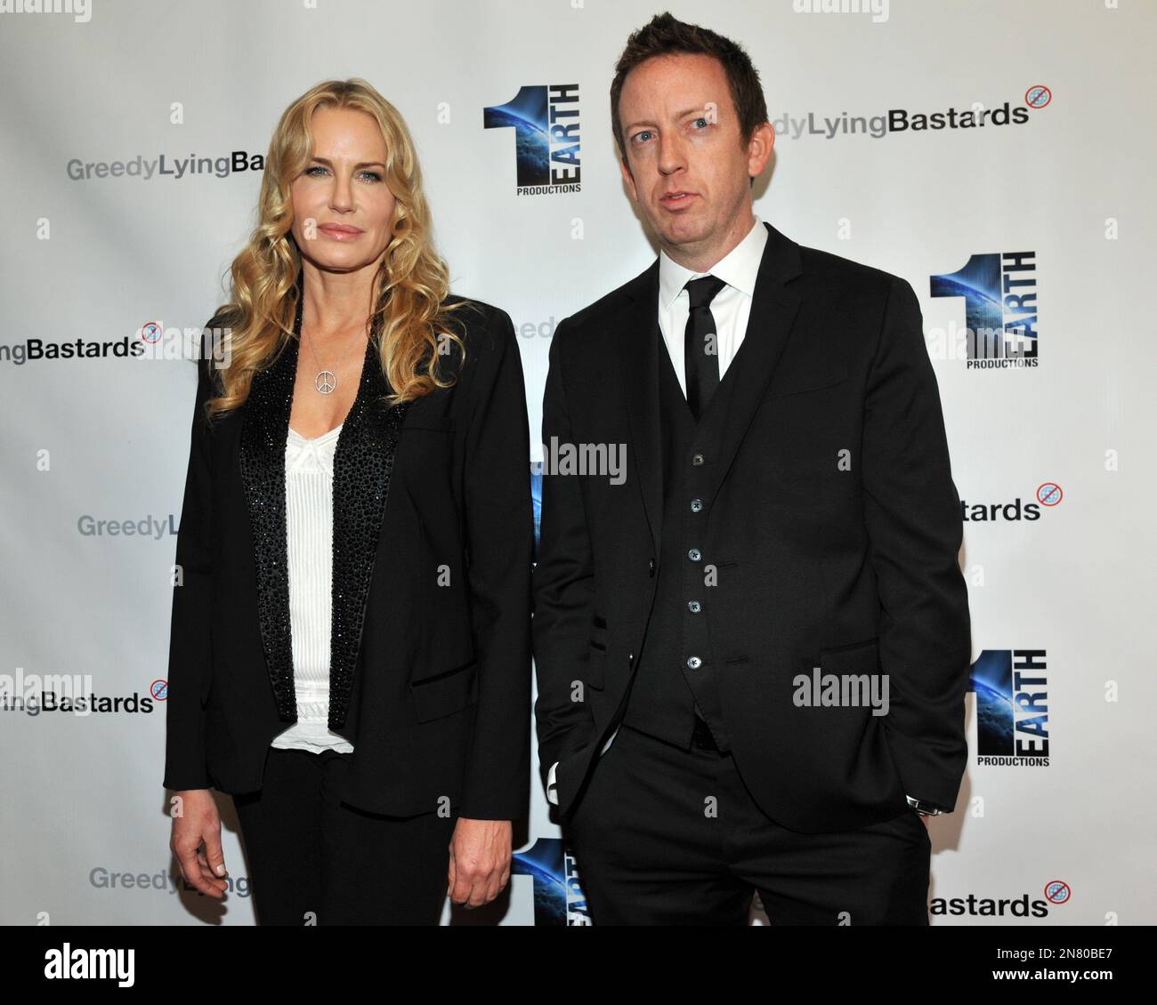 Daryl Hannah, left, executive producer of the documentary film 