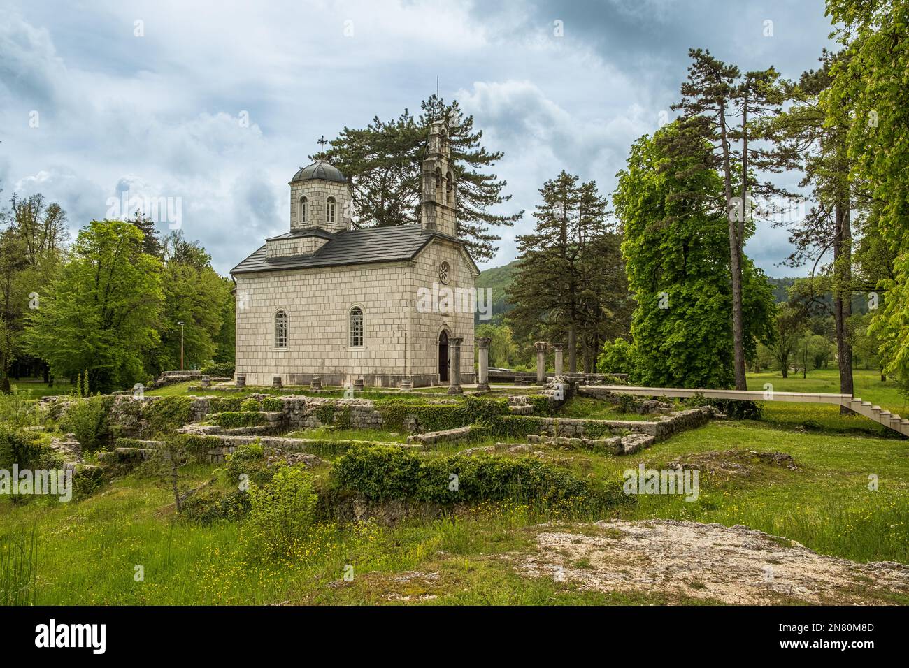 The Court Church on Cipur in Cetinje Stock Photo Alamy