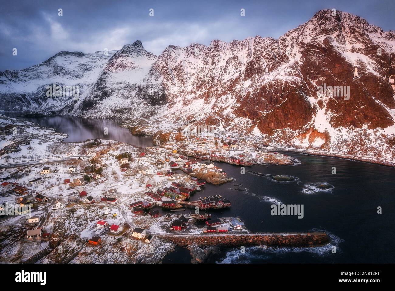 Lofoten islands aerial hi-res stock photography and images - Alamy