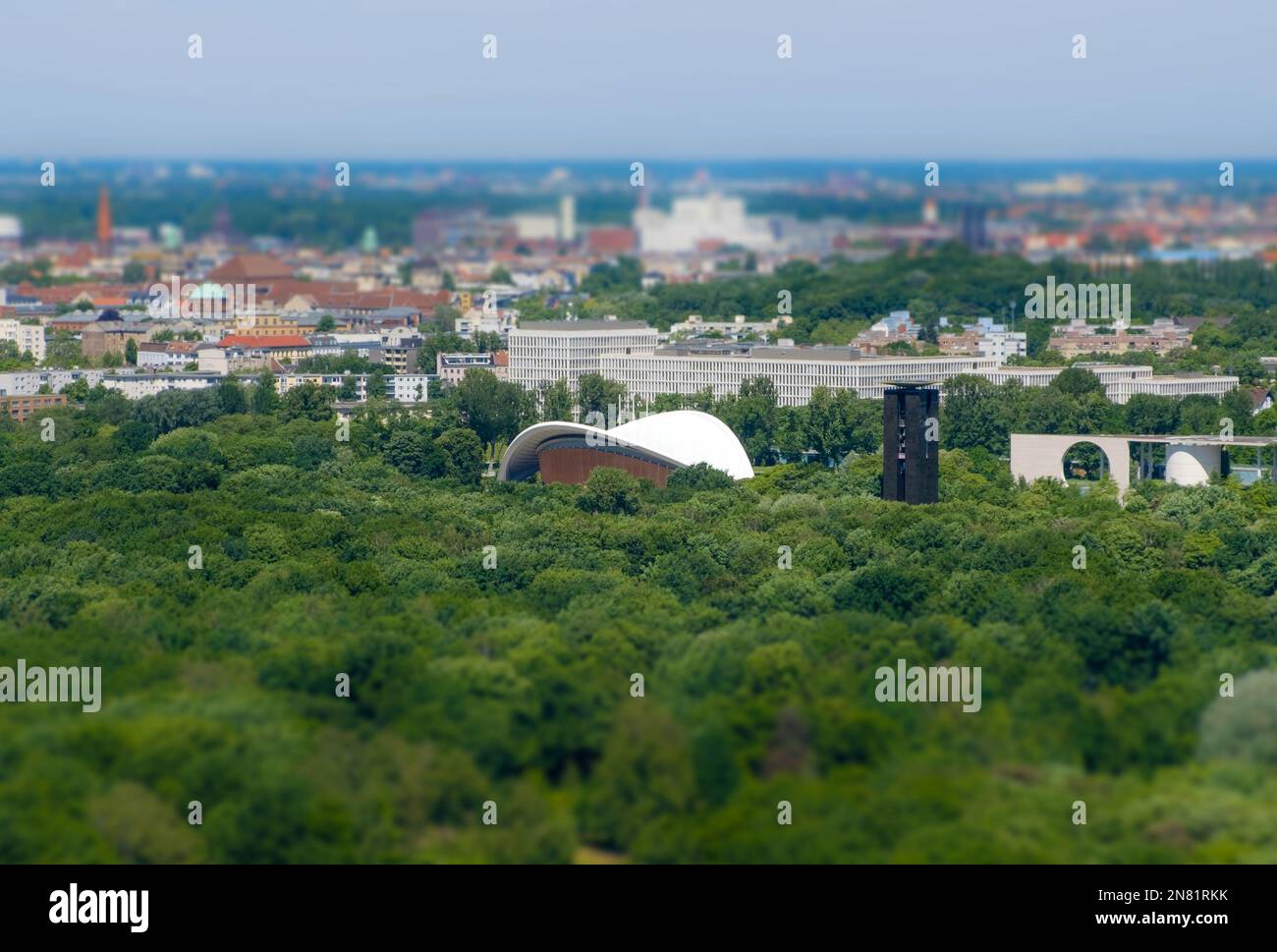 Berlin, Germany - june 9, 2017: The Haus der Kulturen der Welt ("House of the World's Cultures") in Berlin. Stock Photo