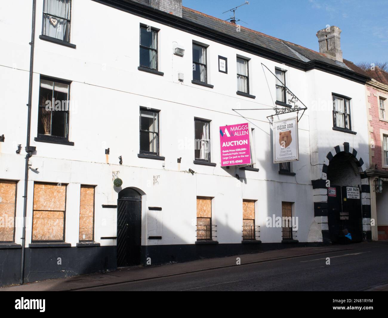 The Bear Hotel Wincanton Somerset Stock Photo Alamy
