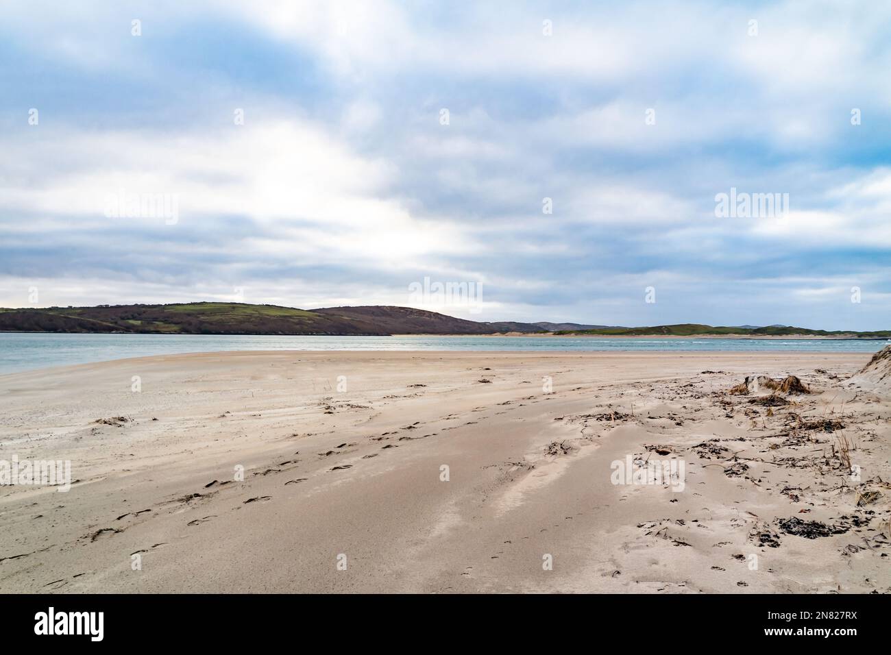 Dooey beach by Lettermacaward in County Donegal - Ireland. Stock Photo