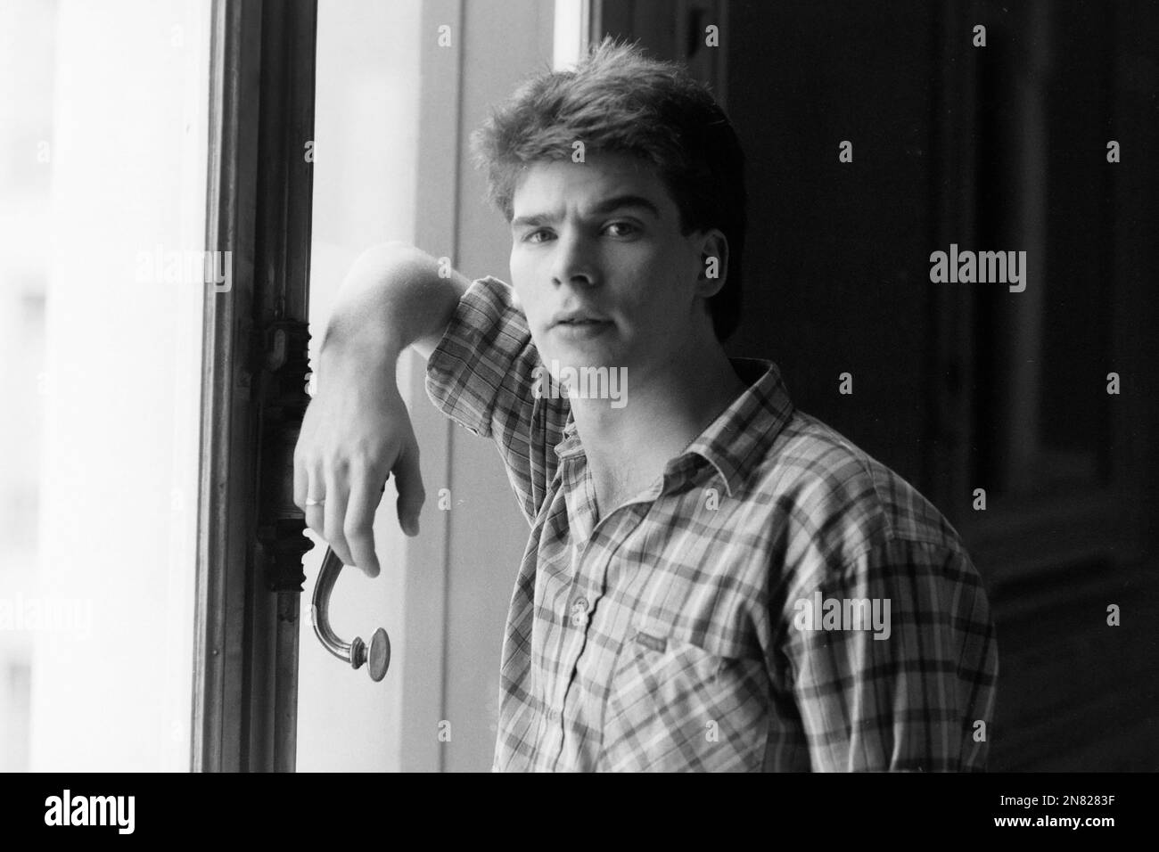 Young french actor Nicolas Duplot Celestins Theater Lyon France