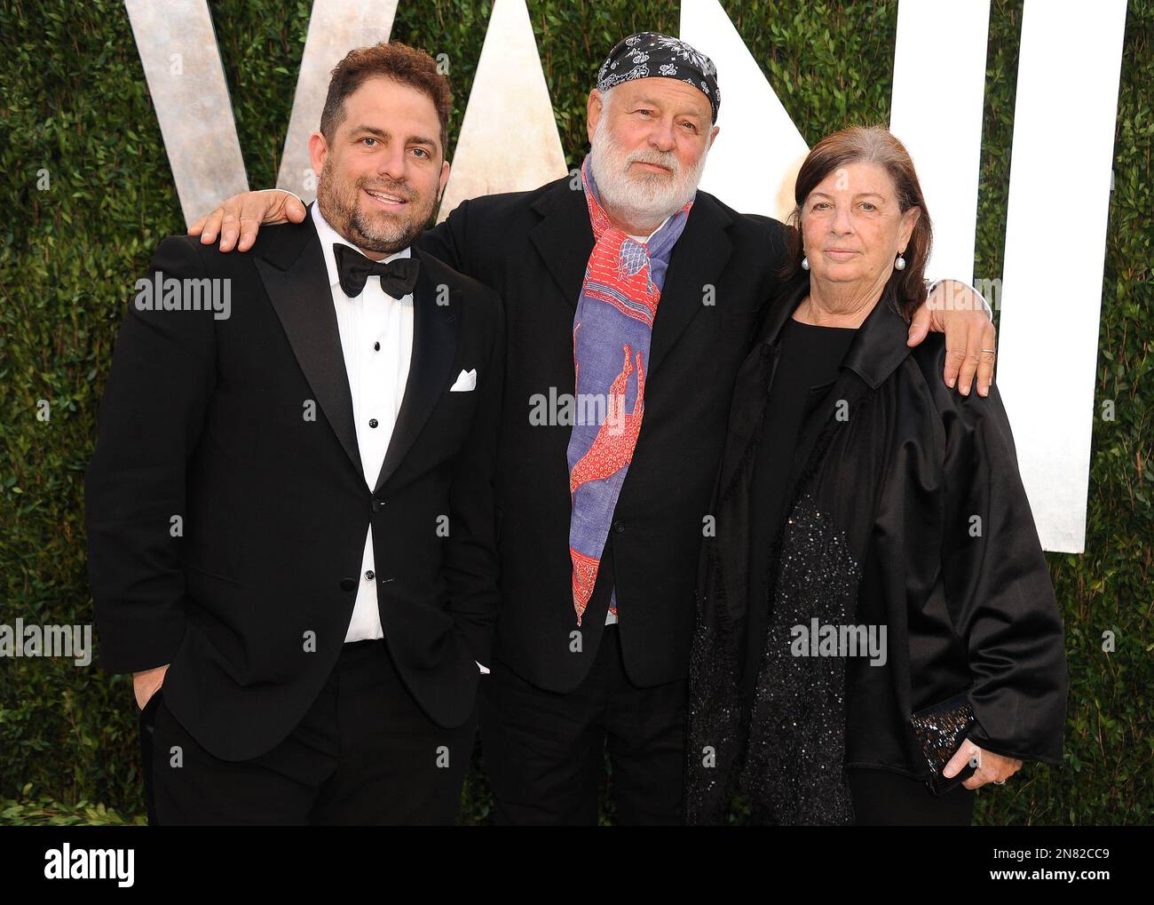 From left, producer Brett Ratner, photographer Bruce Weber and Nan Bush