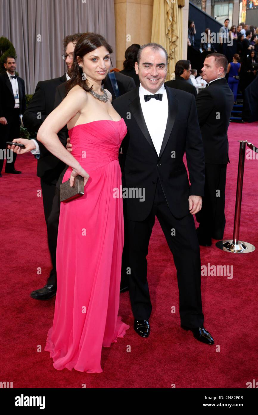 Editor Sari Gilman, left, and producer Jedd Wider arrive at the 85th ...