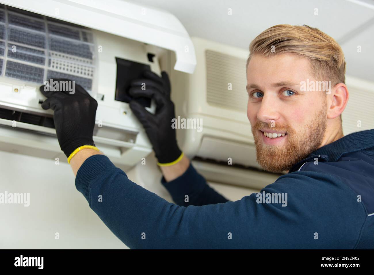 installation service fix repair maintenance of an air conditioner