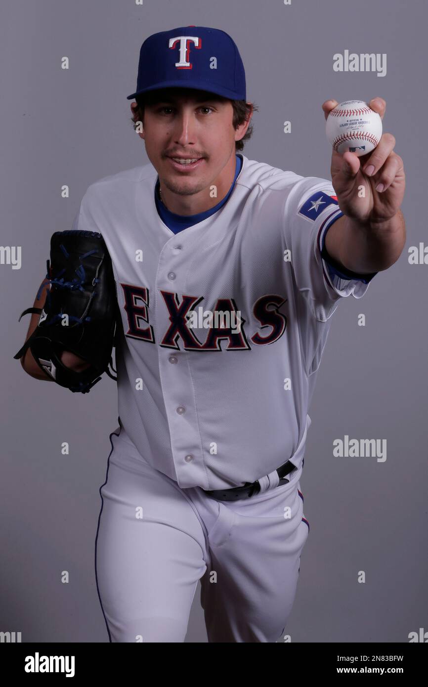 This is a 2013 photo of Derek Holland of the Texas Rangers