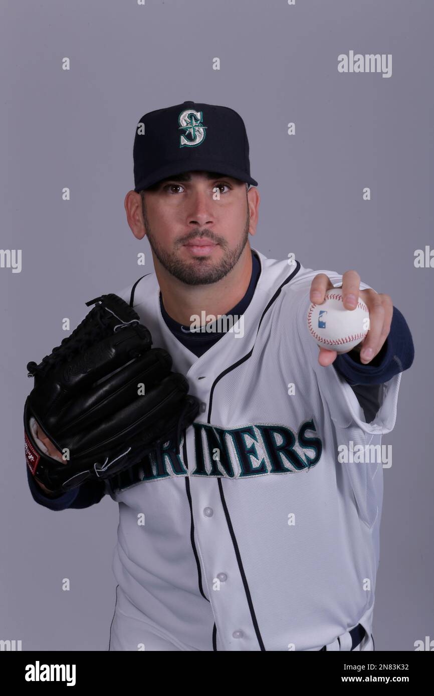 This is a 2013 photo of Oliver Perez of the Seattle Mariners baseball