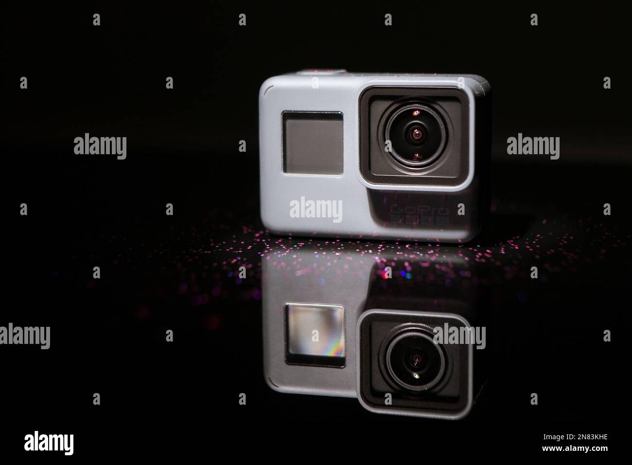 GoPro HERO 5 digital action camera Stock Photo - Alamy