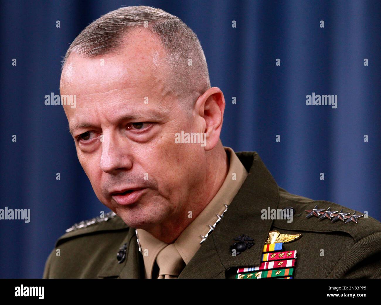 FILE In this March 26, 2012 file photo, Marine Gen. John Allen speaks