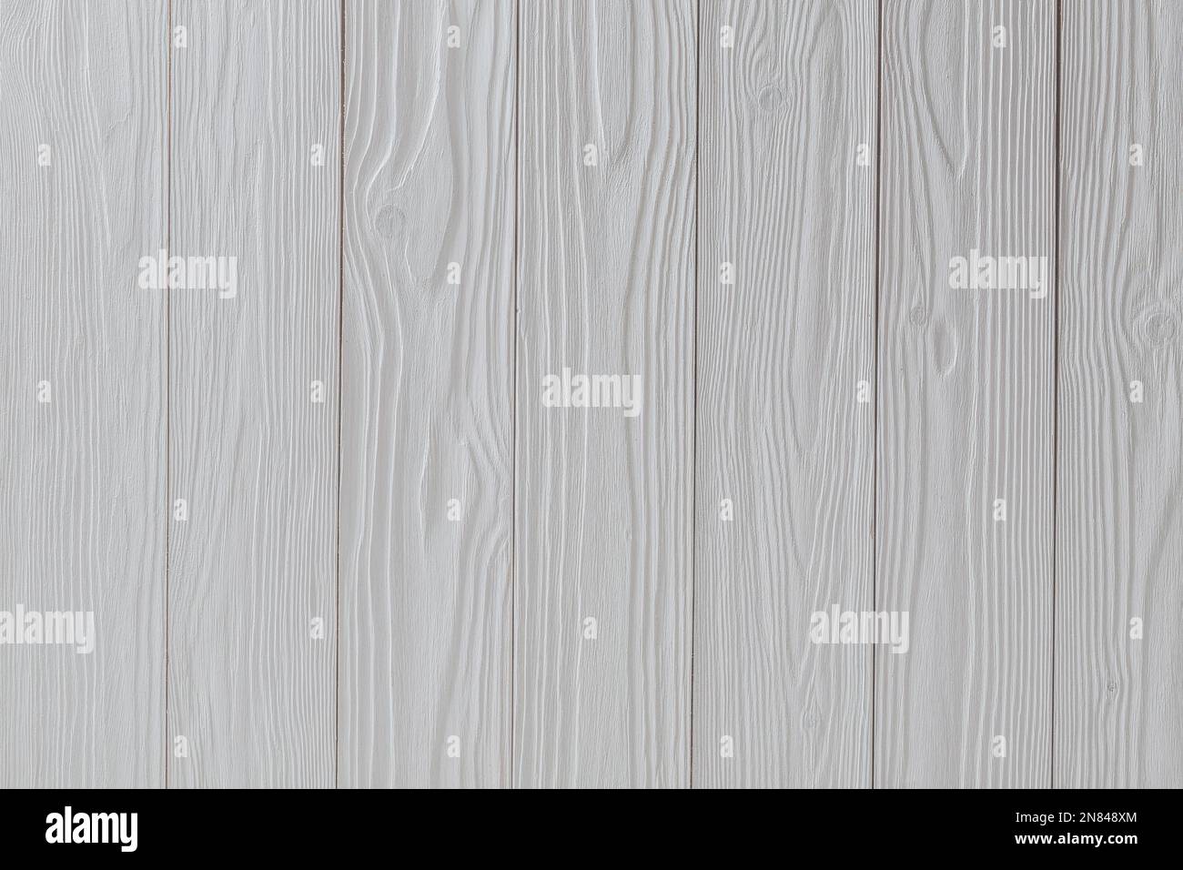 Vintage White Painted Wooden Planks Texture Copyspace For Montages Stock Photo