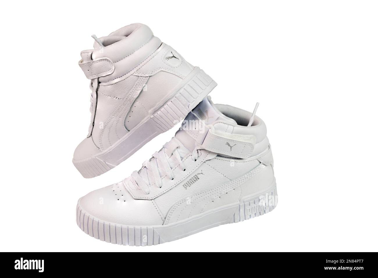 White puma sneakers hi res stock photography and images Alamy
