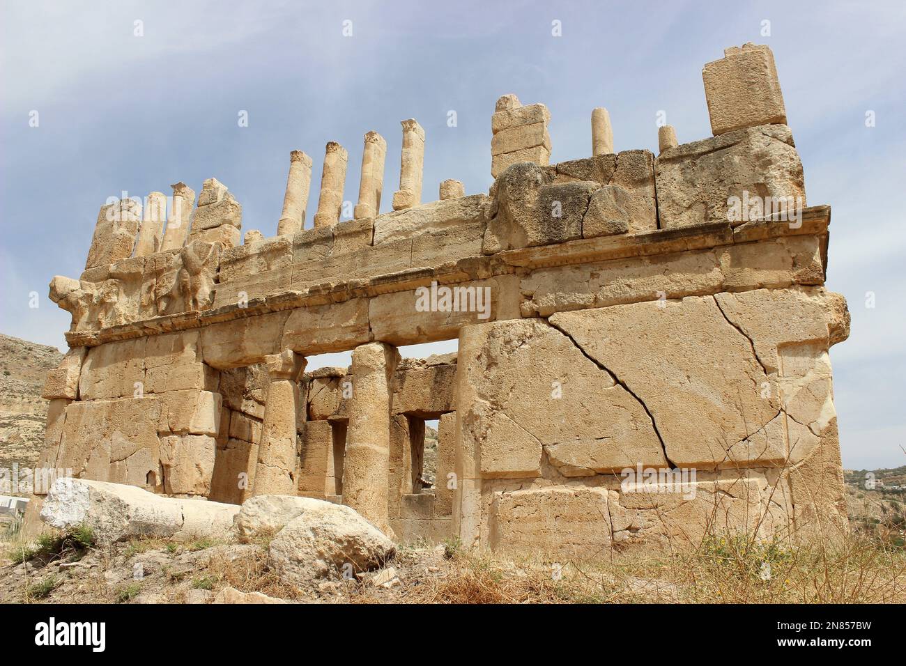 Qasr Al Abd in Iraq El Amir Jordan Stock Photo