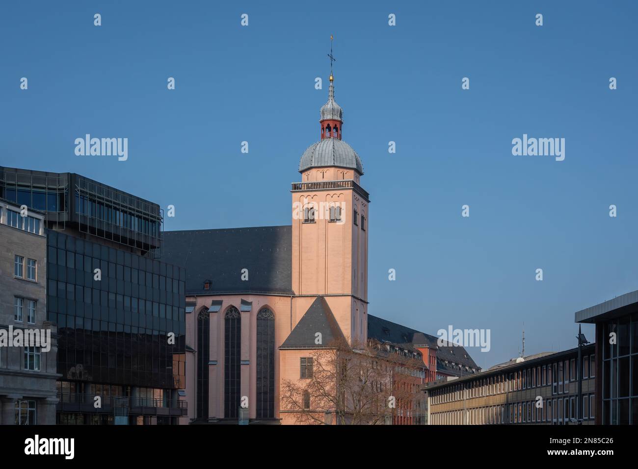 St Mary of the Assumption Church (St. Maria Himmelfahrt) - Cologne, Germany Stock Photo