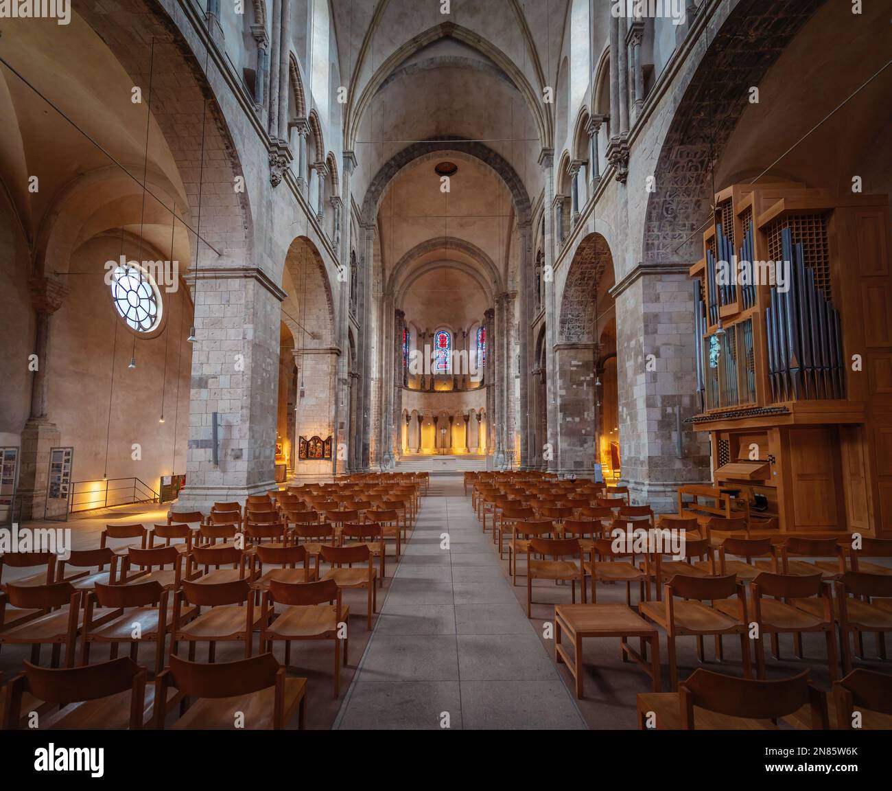 Great St. Martin Church Interior - Cologne, Germany Stock Photo - Alamy
