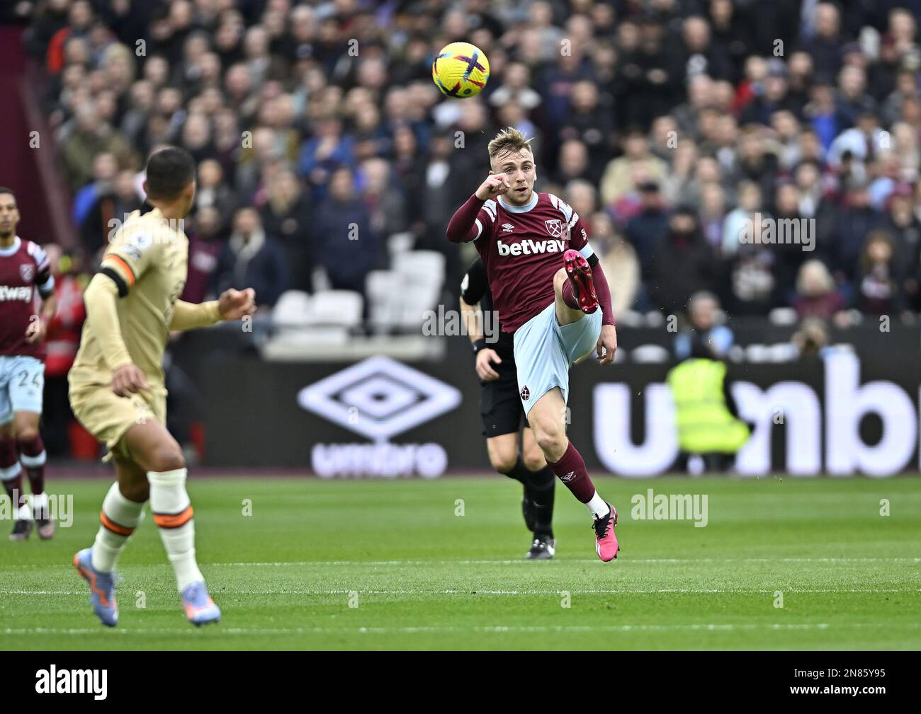 London, UK. 11th Feb, 2023. Jarrod Bowen (West Ham) during the West Ham