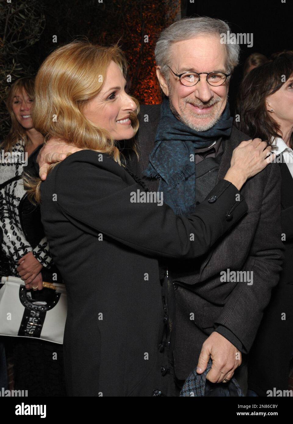Steven Matlin Marlee Matlin, left, and Steven Spielberg attend The Hollywood Reporter ...